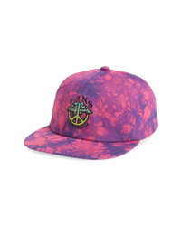 fuchsia Mit Batikmuster Baseballkappe