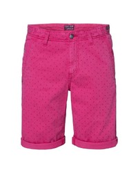 fuchsia bedruckte Shorts von Camp David