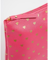 fuchsia bedruckte Taschen von bombay duck