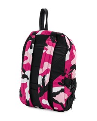 fuchsia bedruckter Rucksack von Valentino