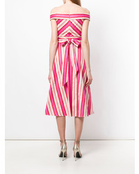 fuchsia bedrucktes Midikleid von Temperley London