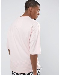 fuchsia bedrucktes T-shirt von Asos