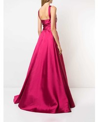 fuchsia besticktes Ballkleid von Marchesa Notte