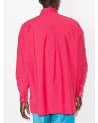 fuchsia besticktes Langarmhemd von Jacquemus