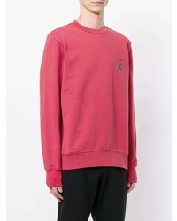 fuchsia besticktes Sweatshirt von Ps By Paul Smith