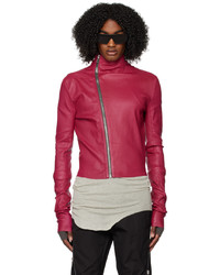 fuchsia Bikerjacke