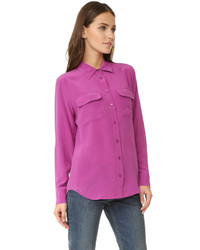 fuchsia Bluse von Equipment