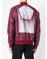 fuchsia Bomberjacke von Stone Island