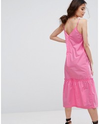 fuchsia Camisole-Kleid von Warehouse