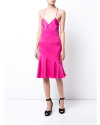 fuchsia Camisole-Kleid von Galvan