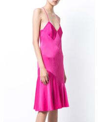 fuchsia Camisole-Kleid von Galvan