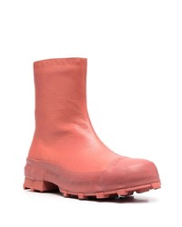 fuchsia Chelsea Boots aus Leder von CamperLab