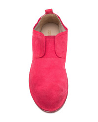 fuchsia Chukka-Stiefel aus Wildleder von Marsèll