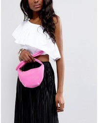 fuchsia Clutch von Asos