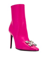 fuchsia elastische Stiefeletten von Off-White