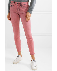 fuchsia enge Jeans von Current/Elliott