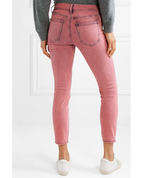 fuchsia enge Jeans von Current/Elliott