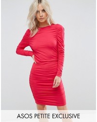 fuchsia figurbetontes Kleid von Asos