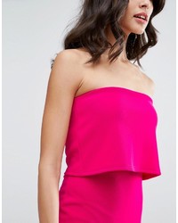 fuchsia figurbetontes Kleid von Asos