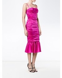 fuchsia figurbetontes Kleid von Dolce & Gabbana