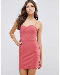 fuchsia figurbetontes Kleid von Glamorous