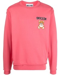 fuchsia Fleece-Sweatshirt