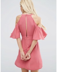 fuchsia geflochtenes Kleid von Asos