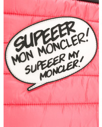 fuchsia gesteppte Clutch von Moncler