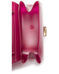 fuchsia Gummi Umhängetasche von Furla