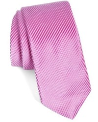 fuchsia horizontal gestreifte Krawatte