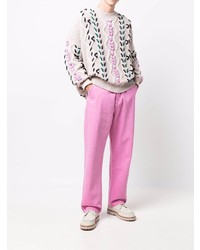 fuchsia Jeans von Jacquemus