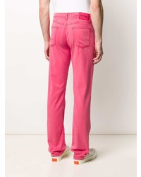 fuchsia Jeans von Kiton