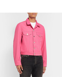 fuchsia Jeansjacke von Helmut Lang