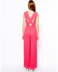 fuchsia Jumpsuit von Warehouse