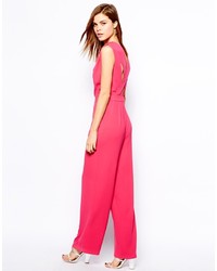 fuchsia Jumpsuit von Warehouse