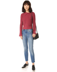 fuchsia Kaschmirpullover von Derek Lam 10 Crosby