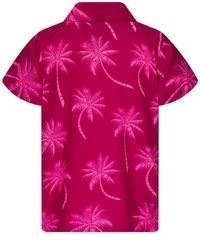fuchsia Kurzarmhemd von King Kameha