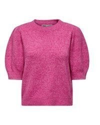 fuchsia Kurzarmpullover von Only