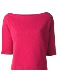 fuchsia kurzer Pullover von Valentino