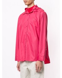 fuchsia Langarmhemd von Raf Simons