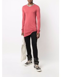 fuchsia Langarmshirt von Rick Owens