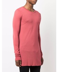 fuchsia Langarmshirt von Rick Owens