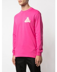 fuchsia Langarmshirt von Palace