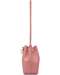 fuchsia Leder Beuteltasche von Mansur Gavriel