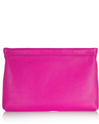 fuchsia Leder Clutch von Marc by Marc Jacobs