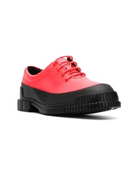 fuchsia Leder Oxford Schuhe von Camper Lab