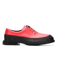 fuchsia Leder Oxford Schuhe von Camper Lab