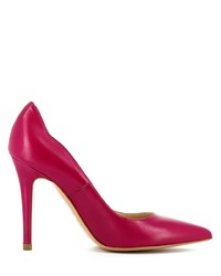 fuchsia Leder Pumps von Evita