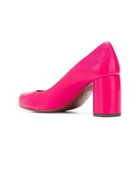 fuchsia Leder Pumps von Chie Mihara