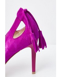 fuchsia Leder Pumps von myMo